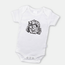Load image into Gallery viewer, Embroidered Classic Pet Tee - Baby Onesie