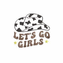 Load image into Gallery viewer, Embroidered 'Let's Go Girls' Crewneck