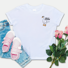Load image into Gallery viewer, Embroidered ‘Silly Goose’ - Toddler/Youth Tee