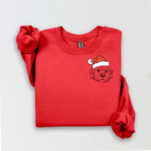 Load image into Gallery viewer, Embroidered Classic Pet Crewneck - Santa’s Version