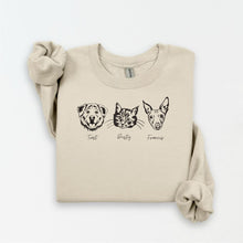 Load image into Gallery viewer, Classic Pet Crewneck (1-4 pets)