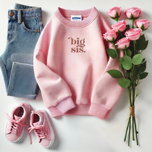 Load image into Gallery viewer, Embroidered ‘Siblings’ Crewneck - Toddler and Youth