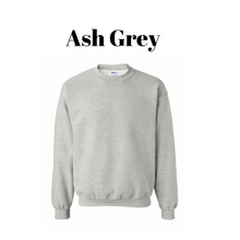 Load image into Gallery viewer, Ash grey long sleeve crewneck sweater