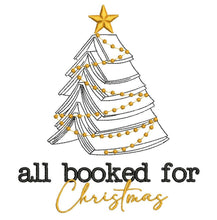 Load image into Gallery viewer, Embroidered Bookish Christmas 📚🤓
