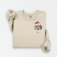 Load image into Gallery viewer, Embroidered Classic Pet Crewneck - Santa’s Version

