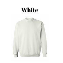 Load image into Gallery viewer, White long sleeve crewneck sweater
