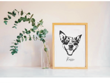 Load image into Gallery viewer, Digital Pet Illustration (new drawing)
