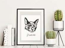 Load image into Gallery viewer, Digital Pet Illustration (new drawing)
