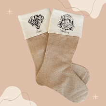 Load image into Gallery viewer, Custom Pet Stocking (new drawing)
